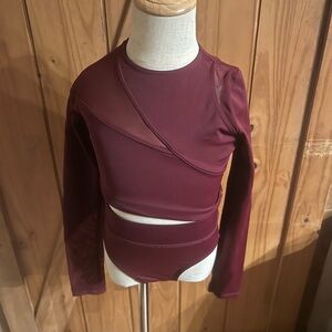 Weissman Burgandy costume